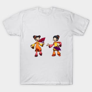 Female Lunar New Year Dancers T-Shirt